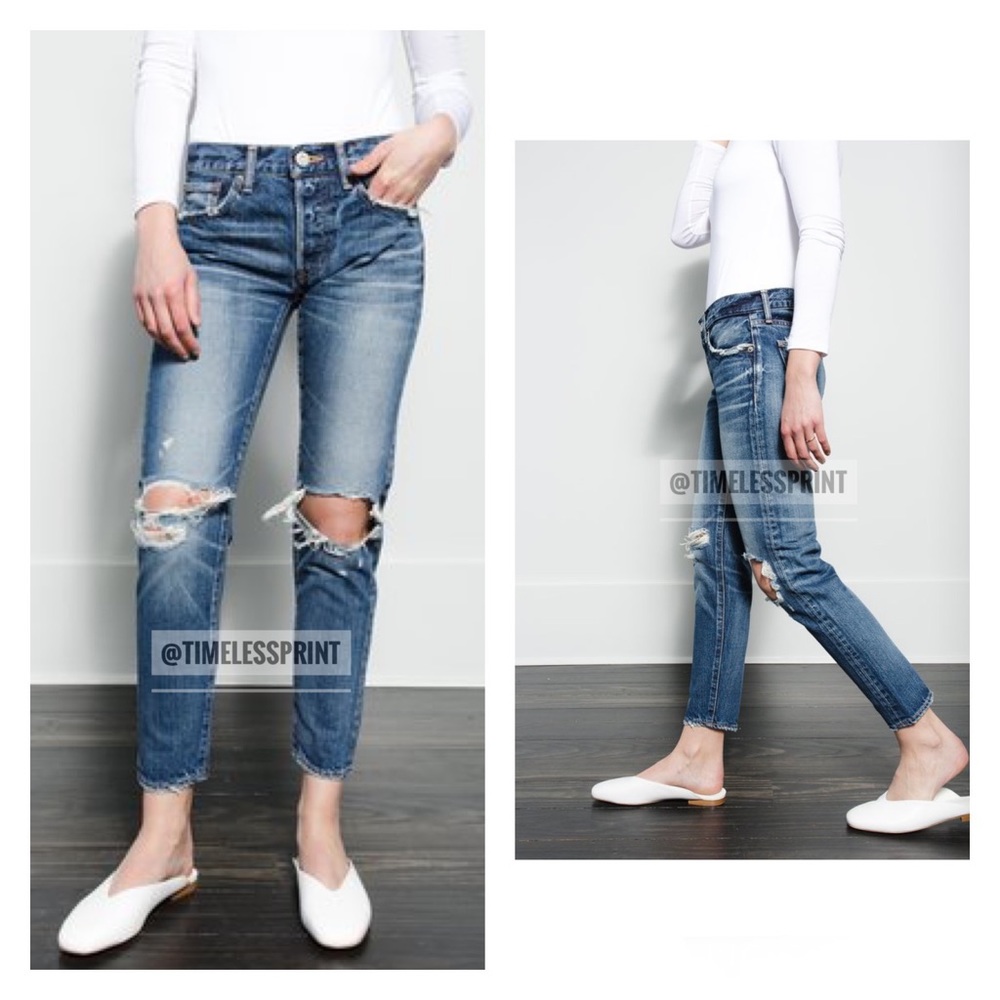 Moussy Latrobe Vintage Tapered Blue Jeans